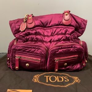 Tod’s Nylon Pashmy Pocket Media D Tote